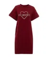 Moschino Pattern Dress In Red