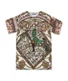Moschino Pattern Printed T-shirt Dress In Nude