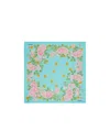 Moschino Multicolor Twill Seta Scarf In Multi-color