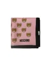 Moschino Pattern Scarf In Pink