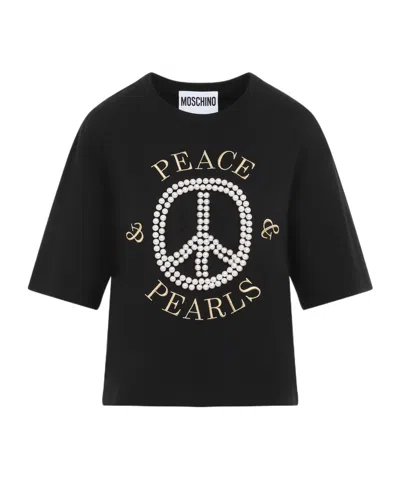 MOSCHINO PATTERN SHORT-SLEEVED T-SHIRT