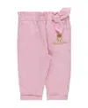 Moschino Pattern Striped Trousers In Pink