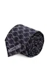 Moschino Pattern Tie In Blue
