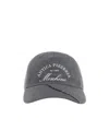 Moschino Logo Baseball Cap In Gray