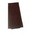 Moschino Patterned Scarf In Brown