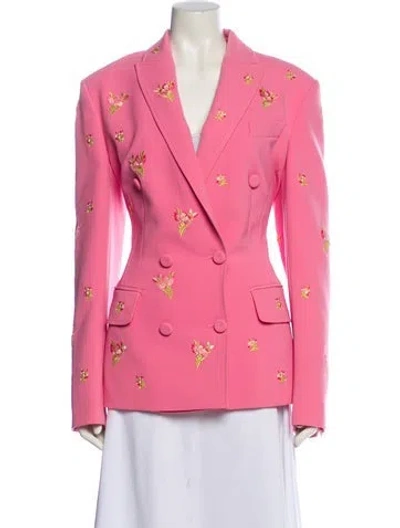 Pre-owned Moschino Peacoat In Pink