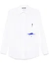 Moschino Pen-print Shirt In Weiss