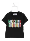 Moschino Pencil-print T-shirt In Black