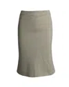 Moschino Pencil Skirt In Cream Wool In White