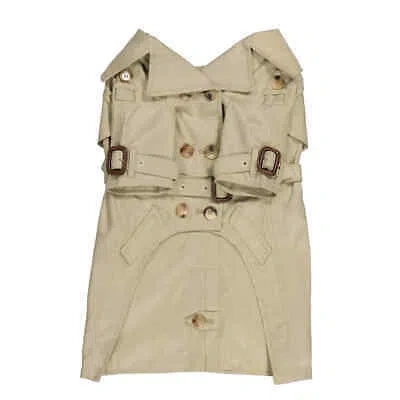 Pre-owned Moschino Pets Capsule Beige Trench Jacket