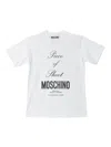 Moschino Piece Of Sheet T-shirt In White