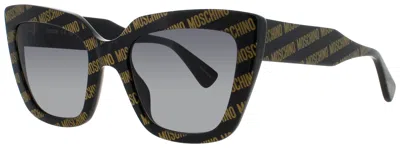 Moschino Pilot Plastic Sunglasses For Men In Multi