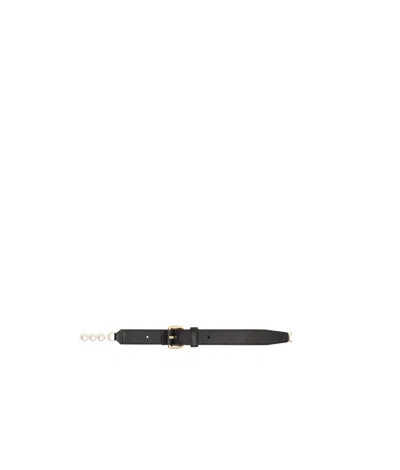 Moschino Pin Buckle Belt In Black