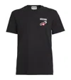 Moschino T-shirt With Logo Patch In Black