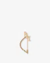 Moschino Pin With Pax Chain In Gold