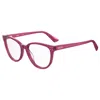 Moschino Pink Acetate Women's Frames In Pink