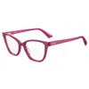 Moschino Pink Acetate Women's Frames In Pink