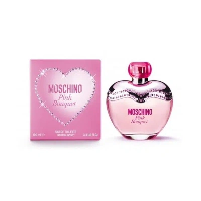 Moschino Pink Bouquet For Women Eau De Toilette Spray 3.4 oz