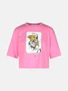 Moschino Pink Cotton T-shirt In Pink