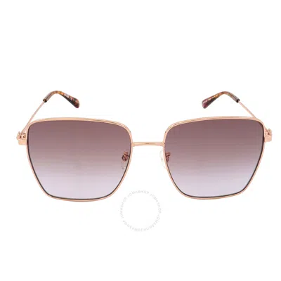 Moschino Pink Gradient Square Ladies Sunglasses Mos072/g/s 0ddb/qr 59