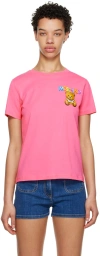 Moschino Teddy Bear Motif T-shirt In V1208 Fantasy Print