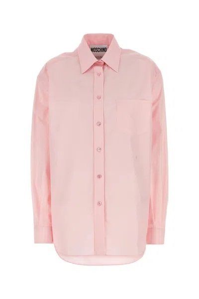 MOSCHINO PINK POPLIN SHIRT