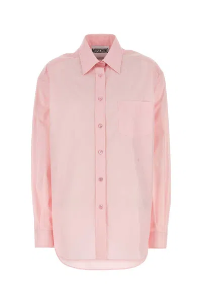 MOSCHINO PINK POPLIN SHIRT