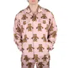 Moschino Pink Robot Bear Jacket In Pink