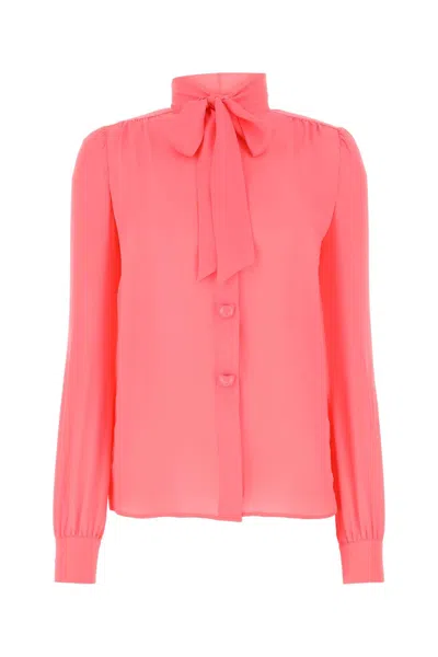MOSCHINO PINK SILK BLOUSE