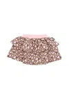 Moschino Pink Skirt For Baby Girl With Teddy Bear In Pink