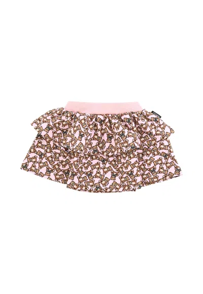 MOSCHINO PINK SKIRT FOR BABY GIRL WITH TEDDY BEAR