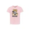 Moschino Short-sleeved T-shirt In Pink