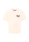 Moschino Kids Teddy Bear Logo T-shirt In Animal Print