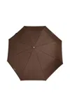 Moschino Pinstripe Umbrella In Brown
