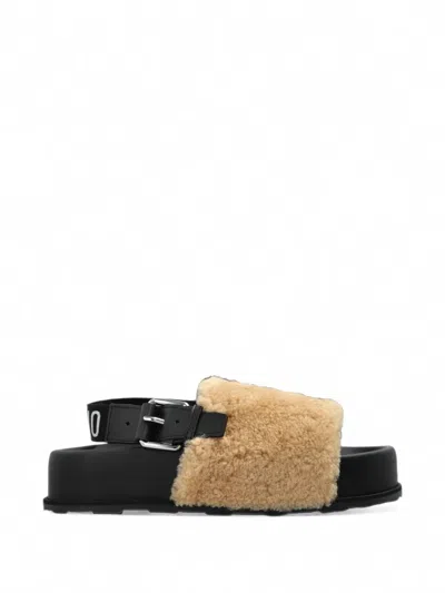 Moschino Platform Sandals In Multi