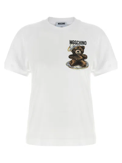 MOSCHINO MOSCHINO PLAYFUL LOGO PRINT T-SHIRT