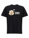 Moschino T-shirt Whit Maxi Print In Black