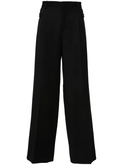Moschino Klassische Bundfaltenhose In Schwarz