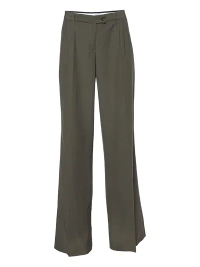 Pre-owned Moschino Pleat-detail Trousers