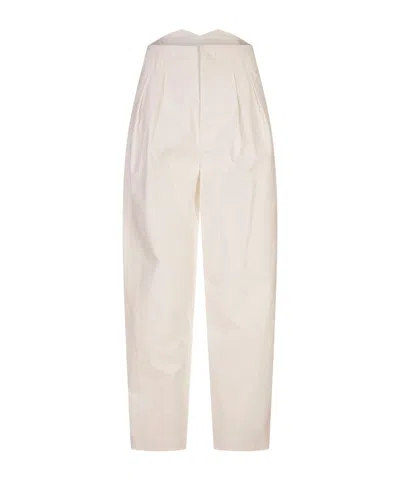 Moschino Pleated Casual Pants In Pink