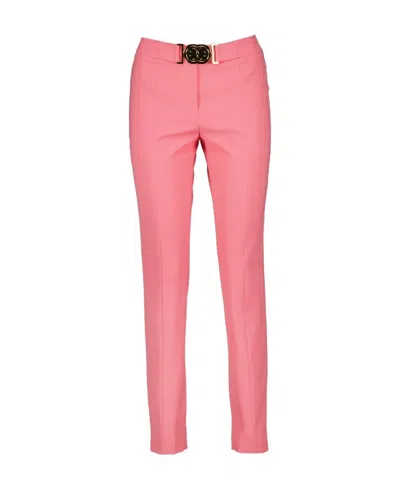 Moschino Pleated Casual Pants In Pink