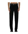 Moschino Wool Trousers Featuring Pockets In Black
