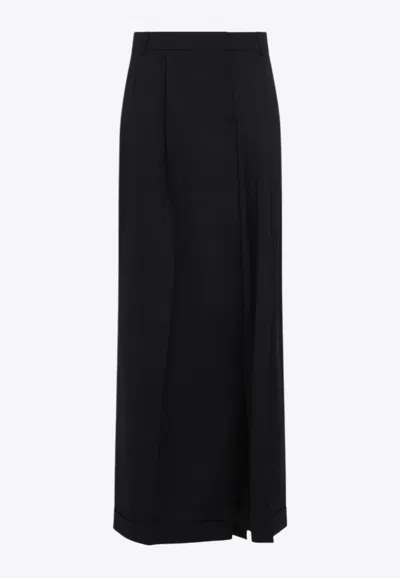 MOSCHINO PLEATED MAXI SKIRT