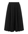 Moschino Pleated Midi Skirt