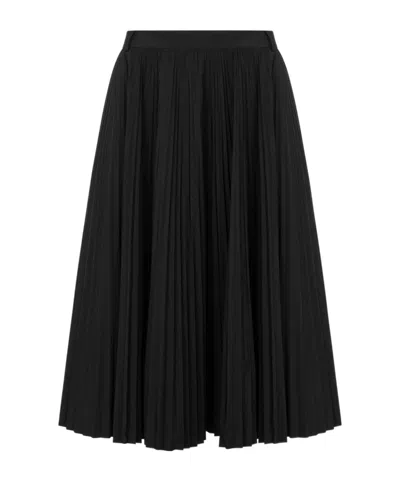 MOSCHINO PLEATED MIDI SKIRT