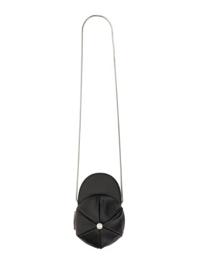 Moschino Pleated Mini Bag With Adjustable Chain Strap