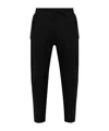 Moschino Pleated Straight-leg Trousers In Black