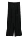 Moschino Pleated Trousers In Black