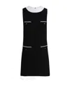 Moschino Pocket-detailed Sleeveless Mini Dress In Black