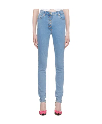Moschino Pocket Jeans In Blue